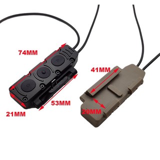 Phụ kiện đèn pin Element Triple Remote Control Pressure Switch Type B
