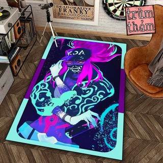 Thảm Trang Trí akali KDA hiphop game Decor Góc Học Tập Làm Việc Phòng Ngủ Phòng Khách Văn Phòng