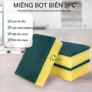 Cước da lợn 1miếng dày 2lớp rửa chén, ly, nồi