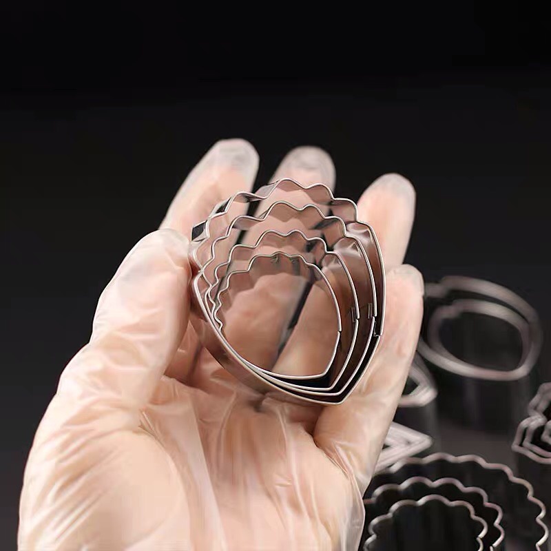 Khuôn cắt tạo hình cánh hoa hồng, hoa sen, hoa mẫu đơn, hoa cẩm chướng, hoa tuylip, hoa bìm bìm trang trí bánh, fondant,