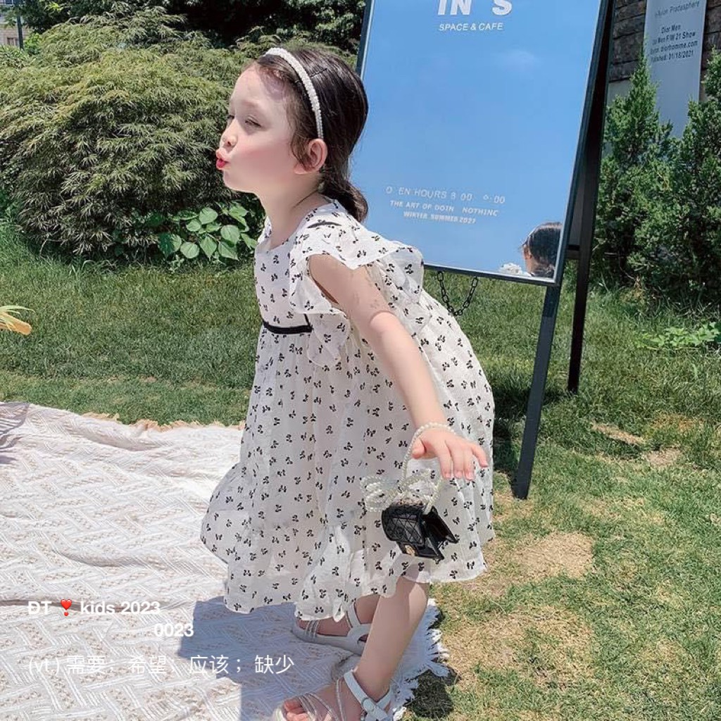 Váy Bé Gái, Váy Đầm Mùa Hè Điệu Đà Xinh Xắn Cho Bé Gái Từ 10 - 30kg