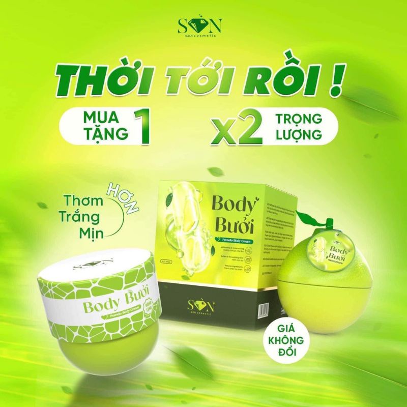 KEM BODY CỐT BƯỞI S.O.N { TẶNG Kèm Body Bưởi}