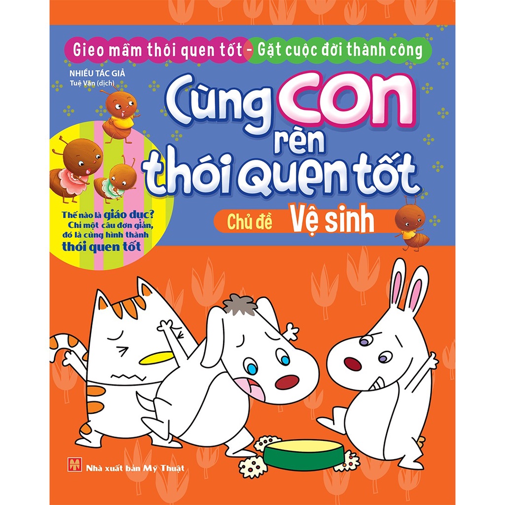 Sách: Cùng Con Rèn Thói Quen Tốt - Vệ Sinh