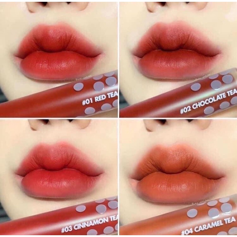 Son kem lì Romand Milk Tea velvet tint