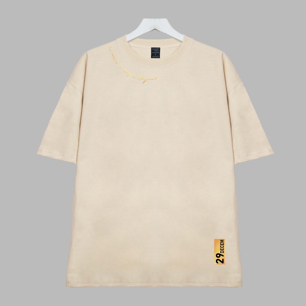Áo thun 29 DECEM  Dogo Store , Áo thun unisex nam nữ form rộng oversize chất liệu 100% Cotton