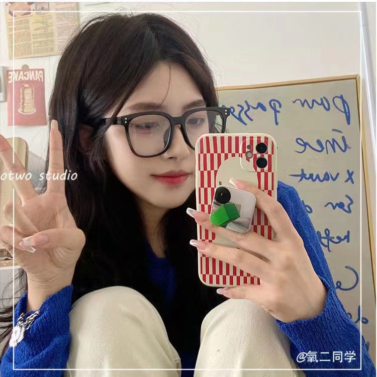 Mắt Kính Gọng Vuông Nhỏ Chống Ánh Sáng Xanh Phong Cách Mới 2022 Xiaohongshu Cổ Điển Bán Chạy