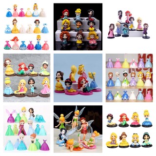 (TÙY CHON ) : Bộ Đồ Chơi Mô Hình  Nhân Vật Về Các Nàng Công Chúa Disney Nổi Tiếng