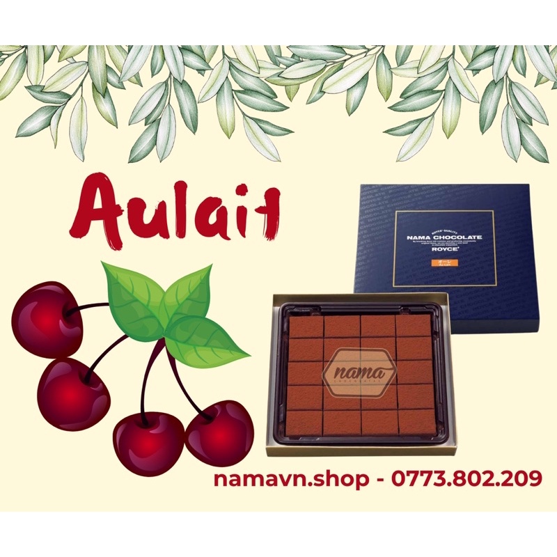 Nama socola tươi Nhật Bản Royce Các vị cơ bản