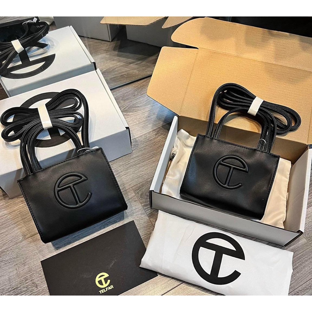 Túi TELFAR Full Túi Vải logo size17cm