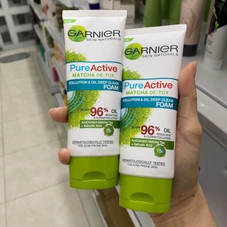 Sữa Rửa Mặt Detox Garnier Trà Xanh Thái Lan 100gram