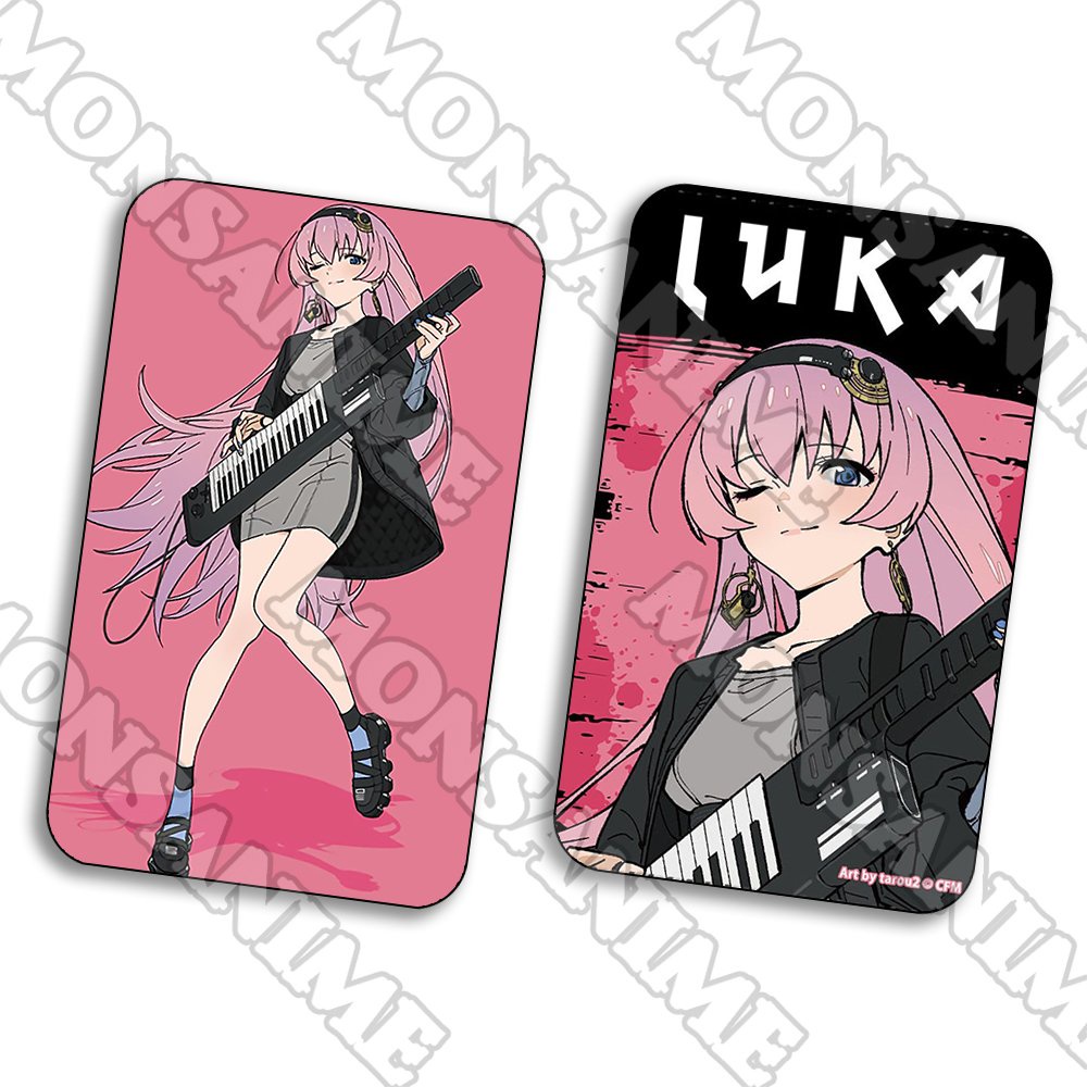 Card bo góc in hình HATSUNE MIKU ảnh thẻ bo viền 5*8cm anime chibi dễ thương đáng yêu