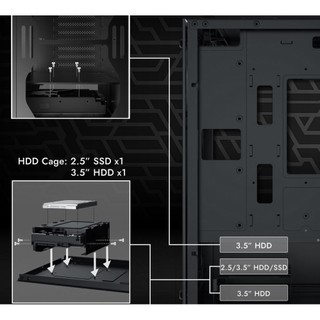 Vỏ Case XIGMATEK NYX 3F BLACK ( KÈM 3 FAN LED )