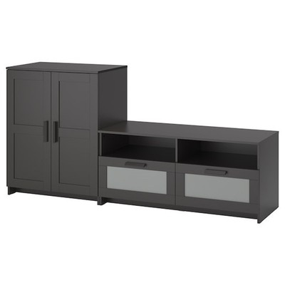 KALUA, COMBO Kệ tivi 2 hộc kéo kết hợp tủ 3 tầng STO_051, 198x41x95cm, kệ gỗ tủ gỗ Scandi Home