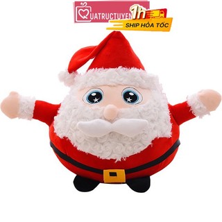 Ông già noel bông mắt to, ông già noel trang trí giáng sinh - Quà tặng noel cho bé