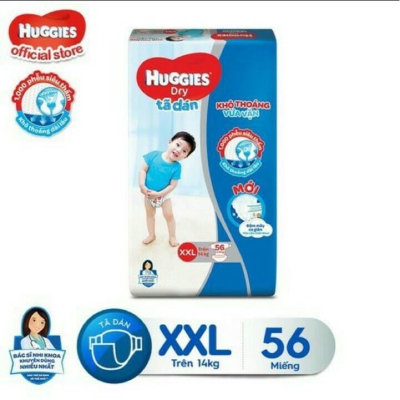 Tã dán Huggies XXL56