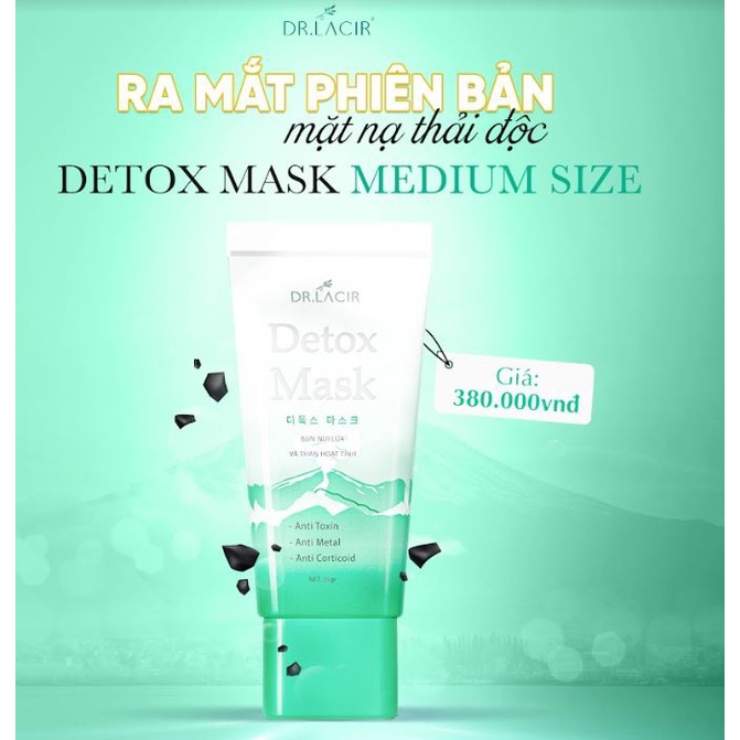 Mặt nạ thải độc DR.LACIR Detox mask 35g