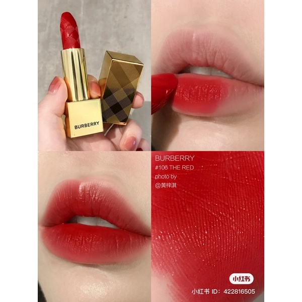 Son Burberry Kisses Matte Màu 106 The Red