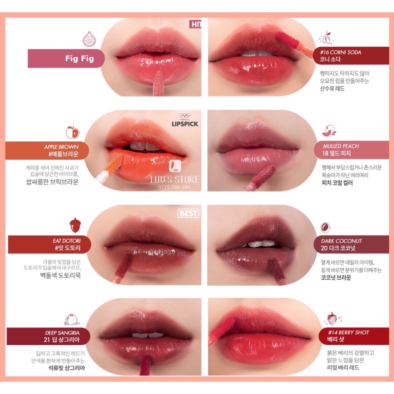 Son Bóng Romand Juicy Lasting Tint