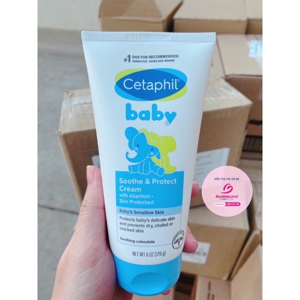 Kem dưỡng ẩm cho bé từ sơ sinh Cetaphil Baby Ultra Soothing Lotion - BAABEELAND