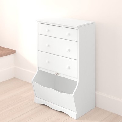 MELIA, Kệ tủ đựng đồ dùng 3 ngăn kéo cho trẻ DRA_188, 57x50x120cm, Scandi Home