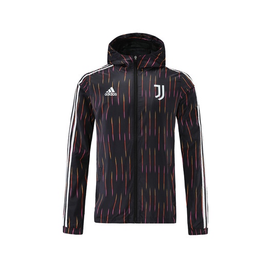 Áo Khoác Tay Dài Có Nón Phối Khóa Kéo Thoáng Khí Chống Thấm Nước Thời Trang Cho Nam 21-22 Juventus