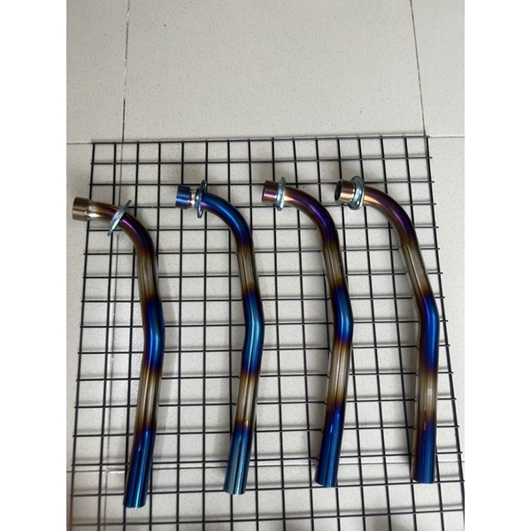 Cổ Pô Inox Titan gắn cho xe Wave, Dream, RS, Sirius, Exciter, Futer neo, Cúp , Futer2 giá sinh viên