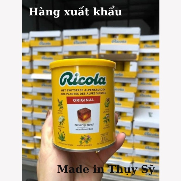 Date 2025 kẹo ngậm ho thảo mộc ricola original herb 250gr đức - shop melyca - ảnh sản phẩm 3