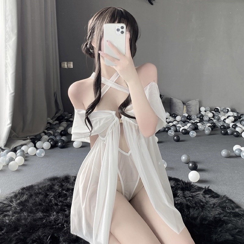 Bộ xẻ xuyên thấu thiết kế độc đáo L2577. Giao hoả tốc HCM. Đồ ngủ Cosplay sexy ThaoBonita | BigBuy360 - bigbuy360.vn