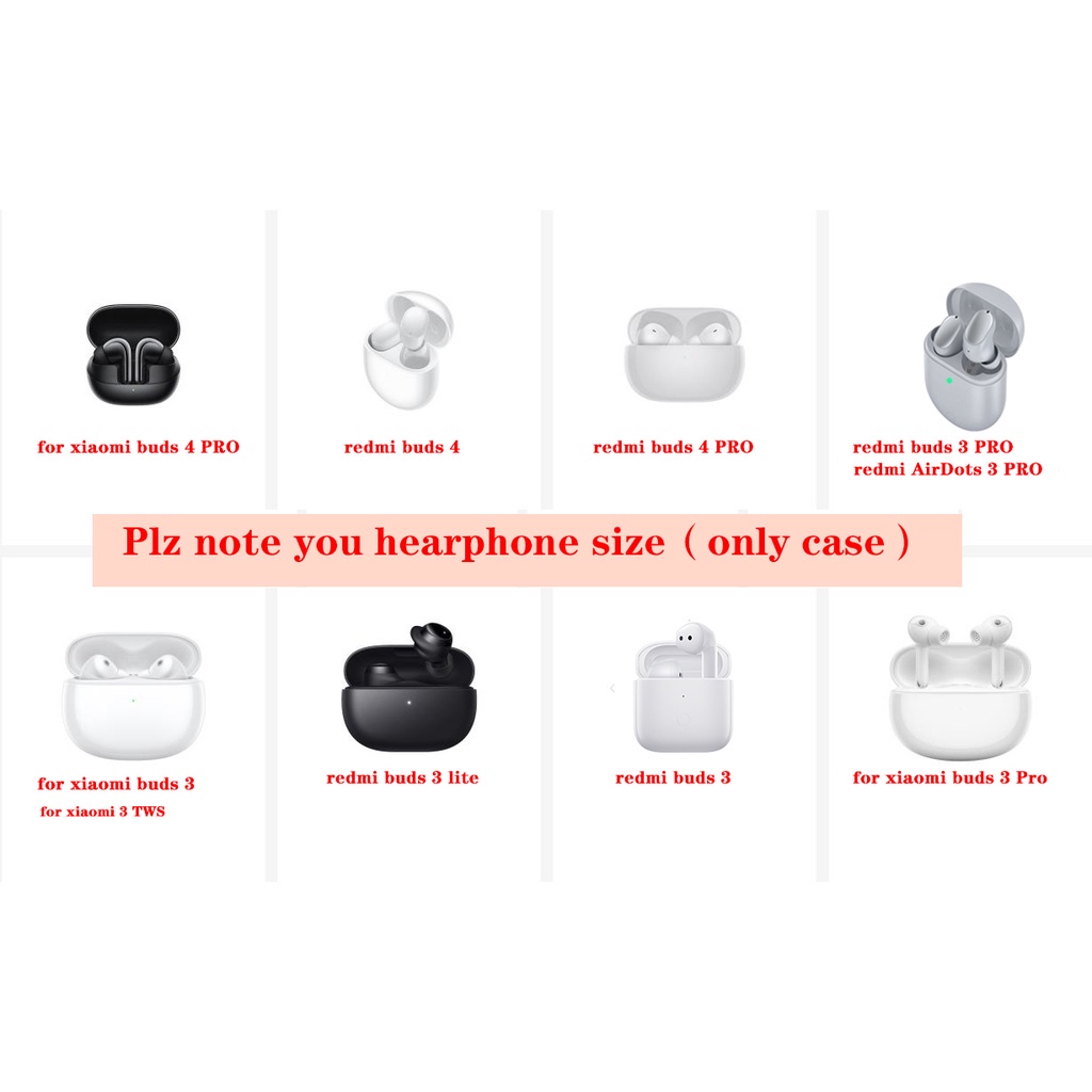 Vỏ Bảo Vệ Hộp Sạc Tai Nghe xiaomi redmi buds 3Lite redmi buds 3 lite Bằng Silicon Họa Tiết Hoạt Hình Chú Thỏ / Phi Hành Gia Dễ