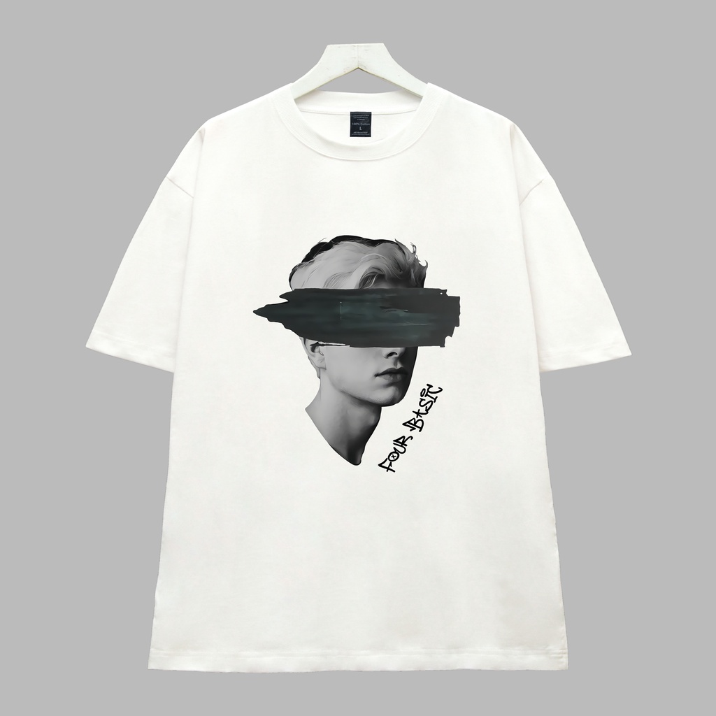 Áo thun Trai Bịt Mắt Dogo Store , Áo thun unisex nam nữ form rộng oversize chất liệu 100% Cotton