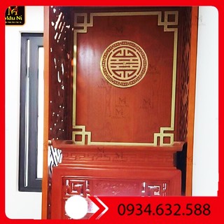 [ BỘ CHỈ VIỀN ] Ốp Alu trang trí bàn thờ MÂU NI dùng dán sau bàn thờ gia tiên, tủ thờ, bàn thờ chung cư