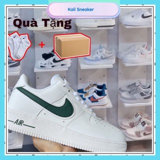 Giày_Nike AF1 Nam Nữ, Giày Air Force 1 Vệt Xanh Lá Thời Trang Hàng Đẹp Hot Trend Full Box