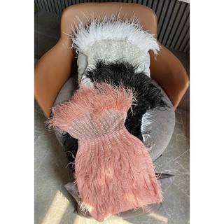 MS1404V ĐẦM BODY CUP ĐÍNH LÔNG full size S/M/L/XL