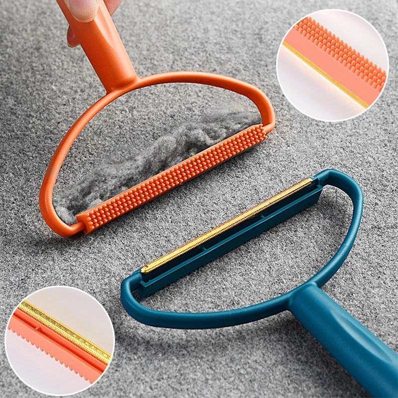 1 Dụng Cụ Cạo Xơ Vải / Áo Khoác / Quần Áo Thủ Công Hai Mặt Nhỏ Gọn Tiện Lợi