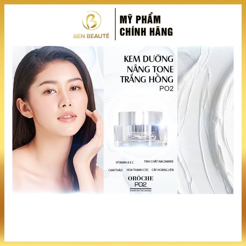 Kem Váng Sữa Dưỡng Trắng PO2 Tone Up Cream [Hàn Quốc]