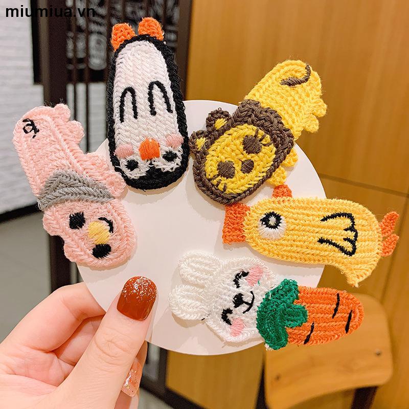 miumiuaKẹp tóc hình động vật hoạt hình dễ thương phong cách Hàn Quốc cho nữ