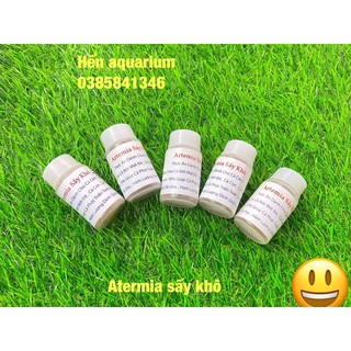 Artemia Sấy Khô Ăn Ngay Không Cần Ấp - Thức Ăn Dinh Dưỡng Cho Cá Cảnh và cá bột mới nở