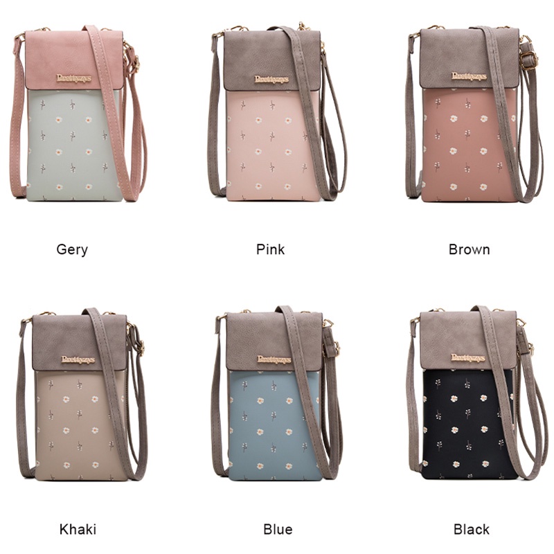 Túi Da PU Đeo Vai Đựng Điện Thoại Thời Trang