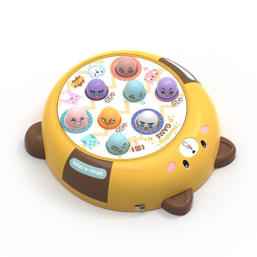 Bộ đồ chơi đập chuột hình gấu xoay 360 độ có hát nhạc vui nhộn