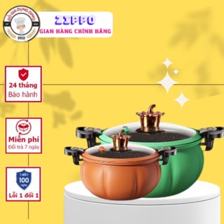 Nồi Áp Suất Bí Ngô Thông Minh Nồi Hầm Đa Năng 8L , Hầm Gà, Cháo , Xào, Nấu Lẩu, Nấu Cơm