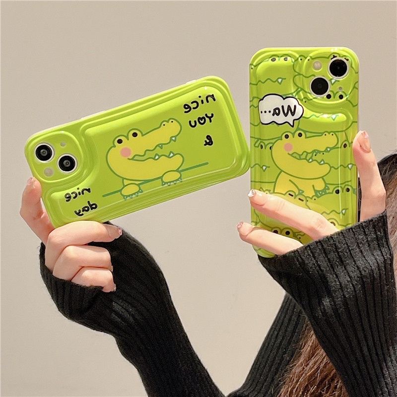 Ốp lưng iphone cá sấu zui zẻ cute