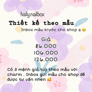 Thiết kế theo mẫu - Nailbox