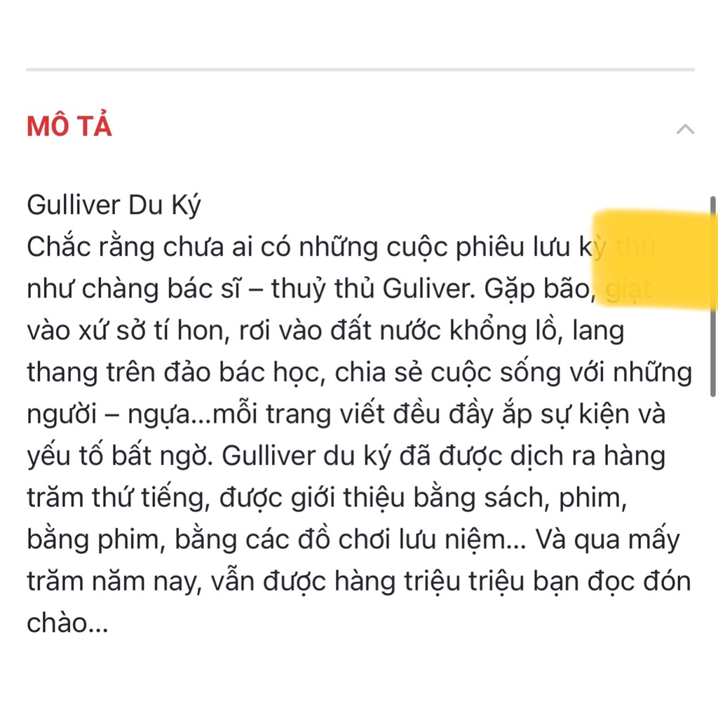 Sách - Gulliver du ký (bìa cứng)