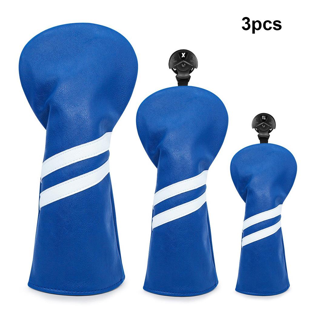 Set 3 Vỏ Bọc Đầu Gậy Đánh Golf Chống Nước Chống Bụi Giặt Được