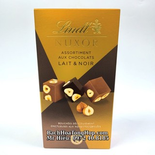 [Hỏa Tốc] Socola Lindt Nuxor hạt dẻ 165g