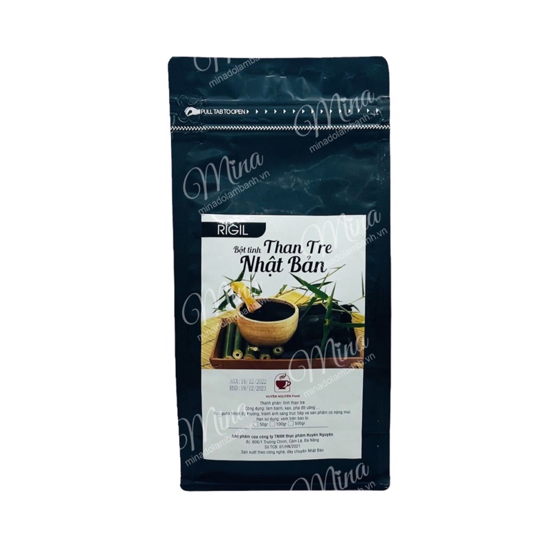 Bột Tinh Than Tre Rigil Nhật Bản 500g