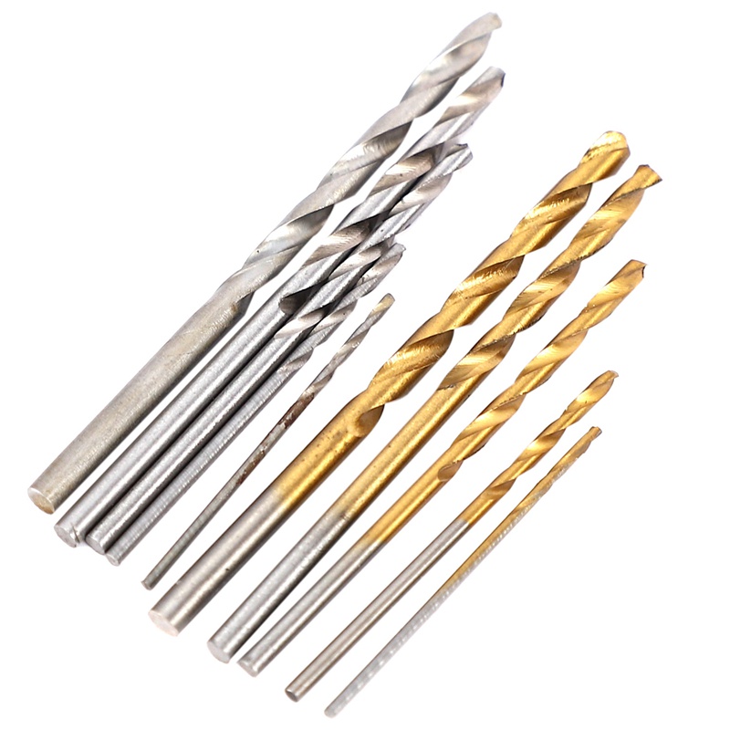 Bộ 100 Mũi Khoan Xoắn Tốc Độ Cao Bằng Thép Titan Dùng Khoan Gỗ / Nhựa / Kim Loại