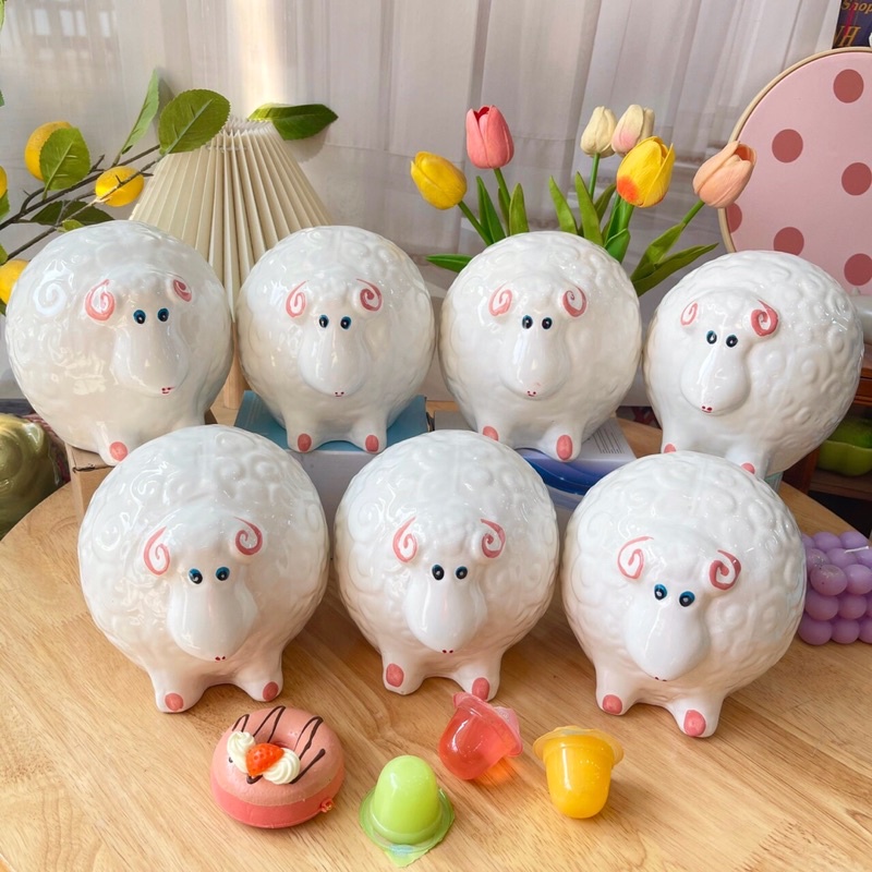 Heo đất tiết kiệm sứ bát tràng size vừa