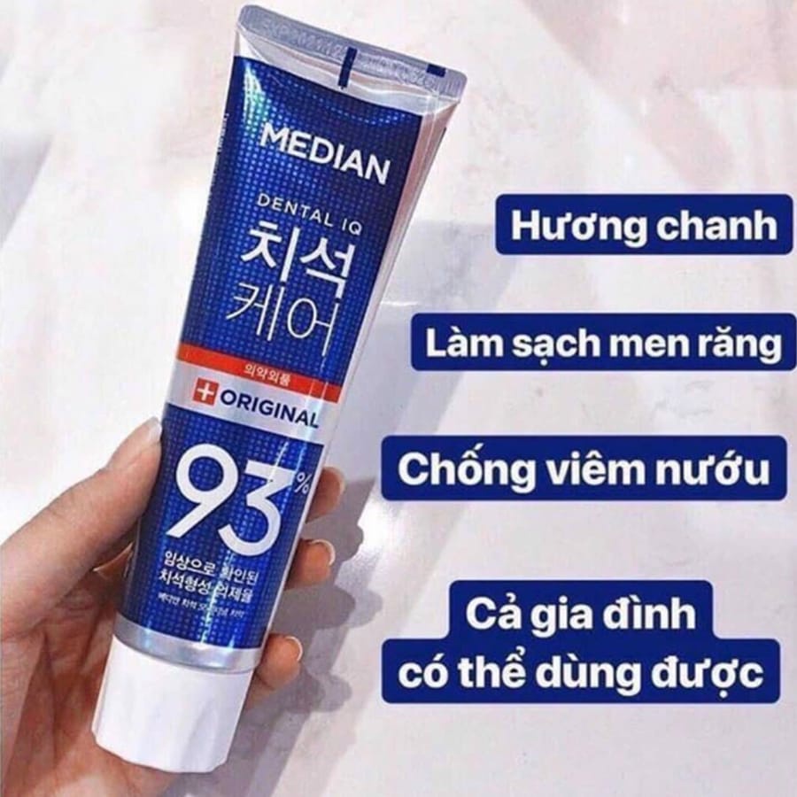 Kem Đánh Trắng Răng Median 93% Chăm Sóc Răng Miệng Chuyên Sâu 120g