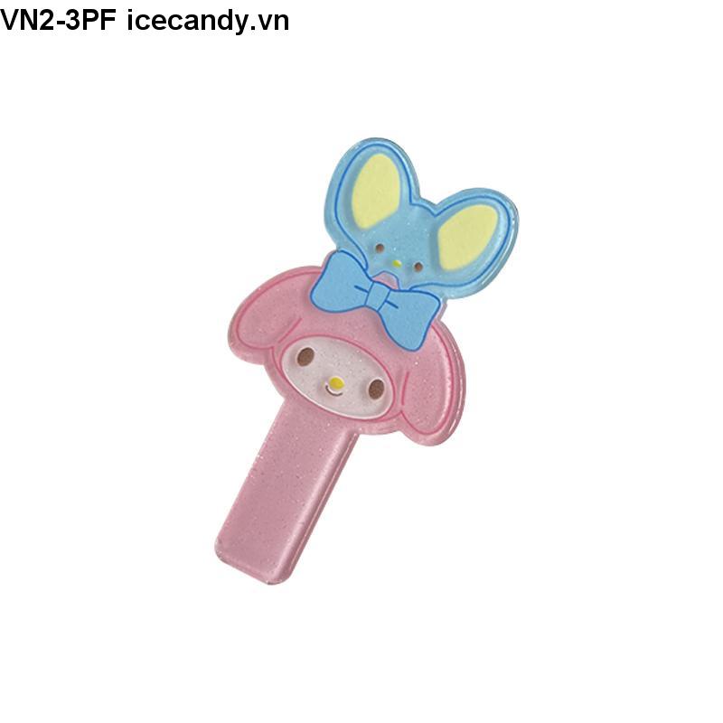 SANRIO Kẹp Tóc Bằng Acrylic Họa Tiết Hoạt Hình Đáng Yêu